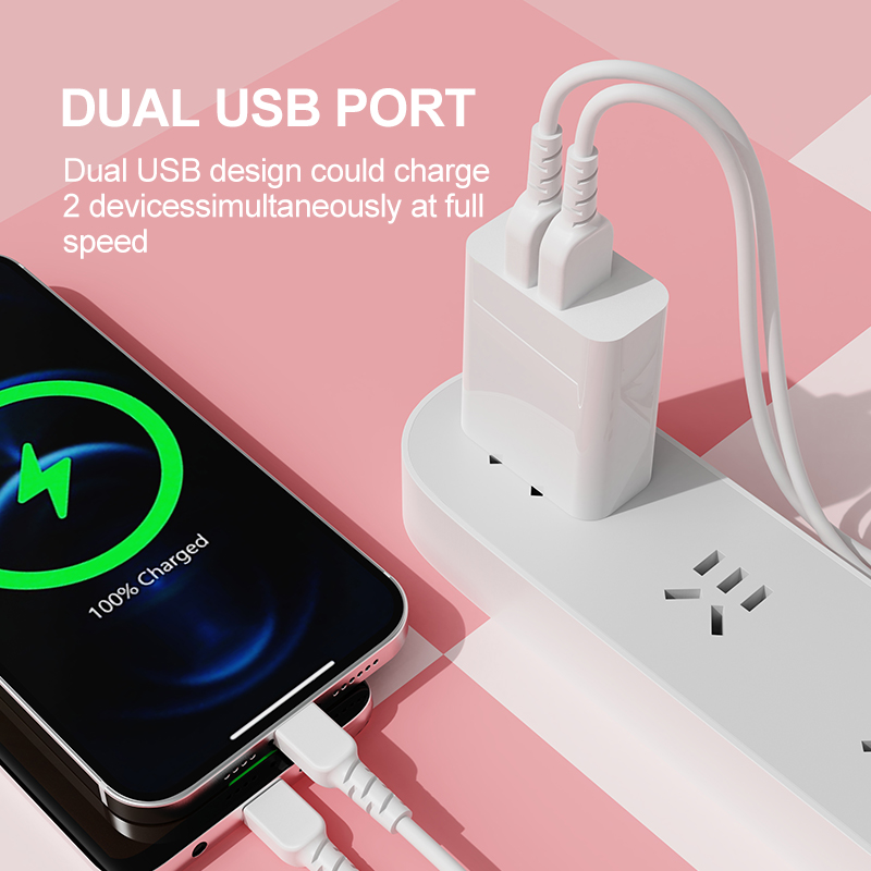 3C認證雙口USB充電器-ST370